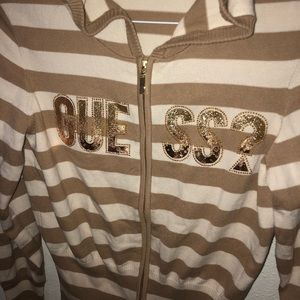 Guess zip up sweater jacket